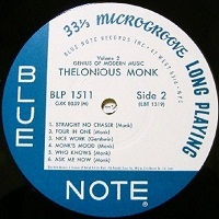 THELONIONS MONK - GENIUS OF MODERN MUSIC, volume 2