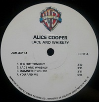 ALICE  COOPER - LACE AND WHISKEY