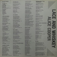 ALICE  COOPER - LACE AND WHISKEY