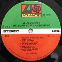 ALICE COOPER - WELCOME TO MY NIGHTMARE