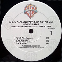 BLACK SABBATH featuring TONY IOMMI - SEVENTH STAR