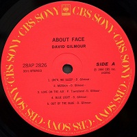 DAVID GILMOUR – ABOUT FACE