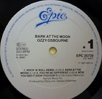 OZZY OSBOURNE – BARK AT THE MOON