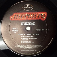 SCORPIONS – LOVE AT FIRST STING
