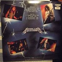 METALLICA ‎– RIDE THE LIGHTNING