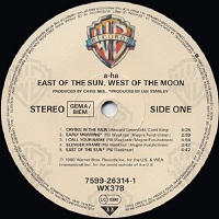 A-HA ‎– EAST OF THE SUN WEST OF THE MOON