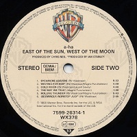 A-HA ‎– EAST OF THE SUN WEST OF THE MOON
