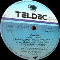 ADRIANO CELENTANO - JOAN LUI (Soundtrack)