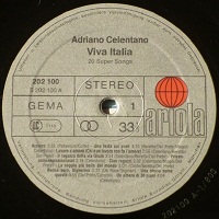 ADRIANO CELENTANO - VIVA ITALIA